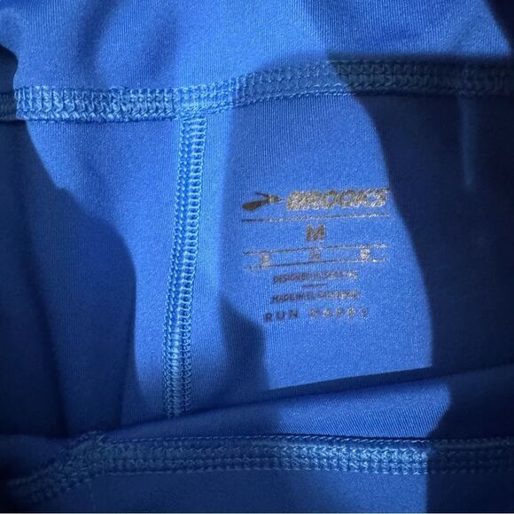 Brooks RUN WITHIN 7/8 TIGHTS Blue New Women's Workout Pants M - Picture 6 of 9